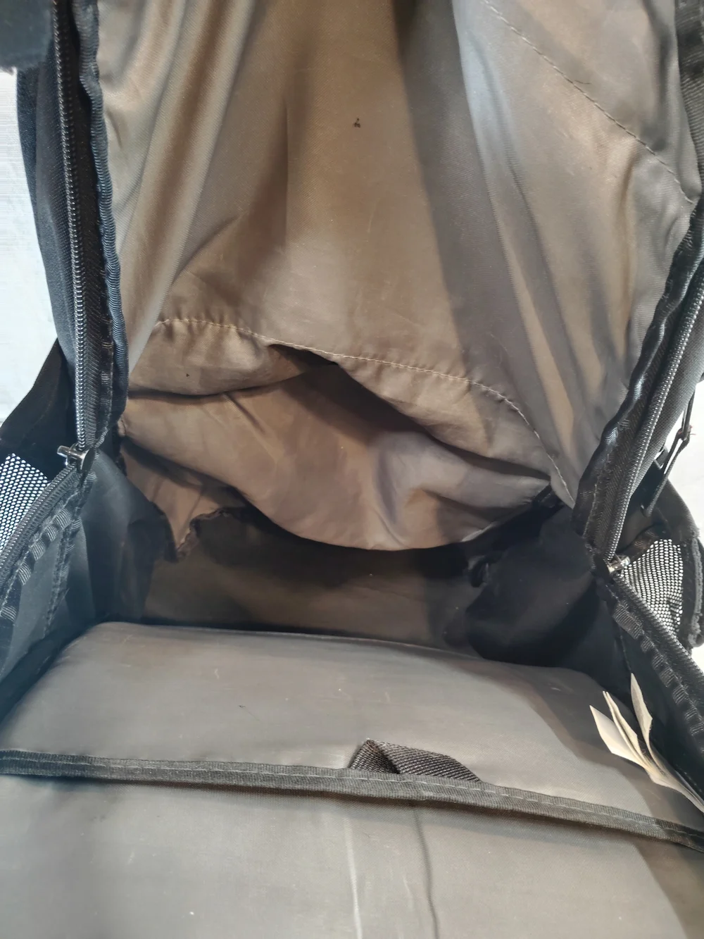 The North Face Black Vault Backpack with White Logo